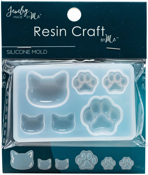 3 Pack Jewelry Made By Me Resin Craft Silicone Mold-Dog Cat 2018064 - 842702173060