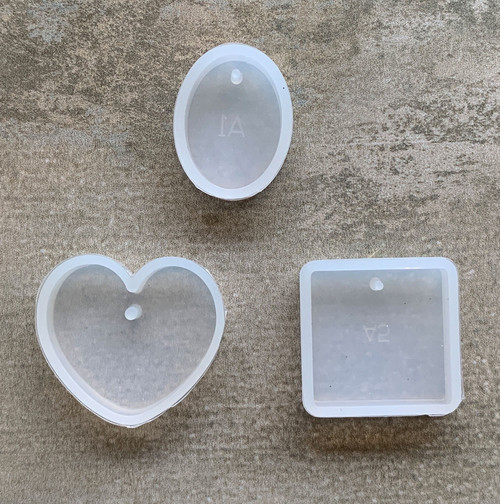 3 Pack - Jewelry Made By Me Resin Craft Silicone Mold-Pendant - 2018012 - 842702172544