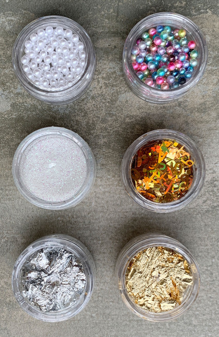 3 Pack Resin Mix Ins Glitter Balls Flakes-2018023