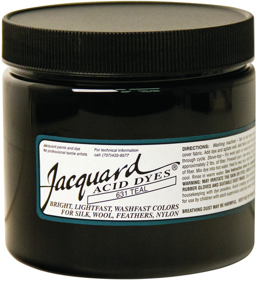 Jacquard Acid Dyes 8oz-Teal - JAC2631 - 743772263104