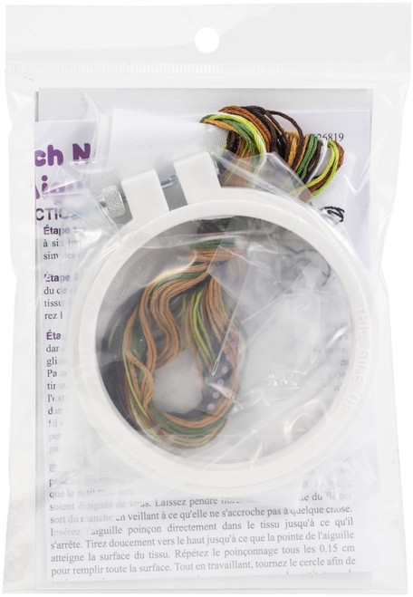 3 Pack - Design Works Punch Needle Kit 3.5" Round-Sloth - DW235 3 Pack - Design Works Punch Needle Kit 3.5" Round-Sloth - DW235