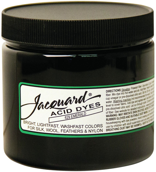 Jacquard Acid Dyes 8oz-Emerald - JAC2629 - 743772262909