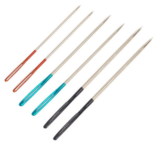 5 Pack Singer Chenille Color Eye Needles 6/Pkg-Sizes 22, 24, And 26 01781