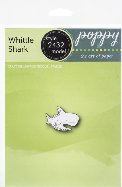 Poppystamps Metal Dies-Whittle Shark PS2432 - 873980924327
