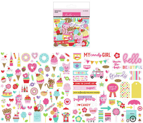 Bella Blvd Cardstock Ephemera -Icons, My Candy Girl BBMY2383