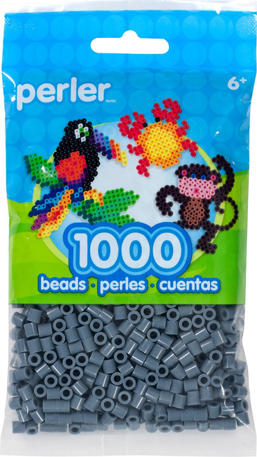 3 Pack Perler Beads 1,000/Pkg-Slate Blue PBB80-19-15252 - 048533152520