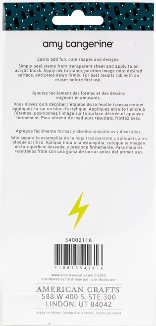 3 Pack - Amy Tan Brave & Bold Acrylic Stamps-10/Pkg - AT002116 3 Pack - Amy Tan Brave & Bold Acrylic Stamps-10/Pkg - AT002116