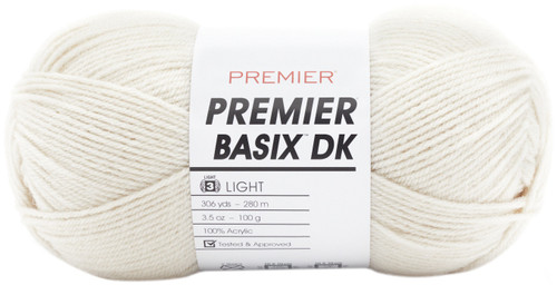 Premier Yarns Basix DK Yarn-Sand 1142-37 - 847652094076