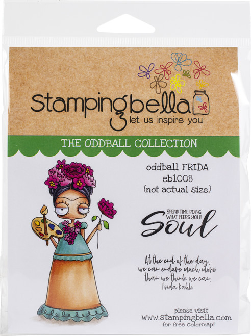 Stamping Bella Cling Stamps-Oddball Frida EB1008 - 666307910086