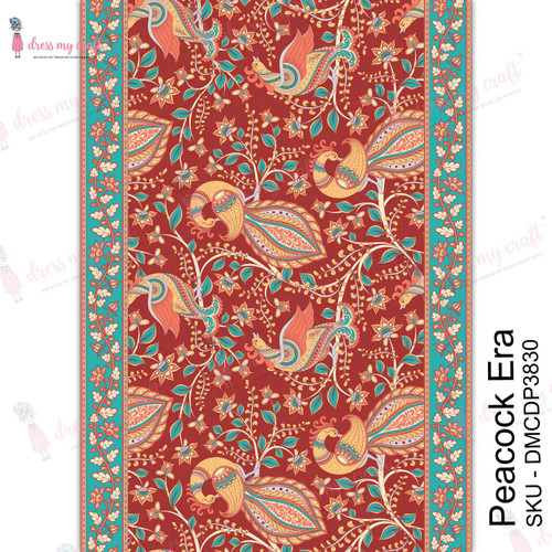 3 Pack - Dress My Craft Transfer Me Sheet A4-Peacock Era - DMCD3830