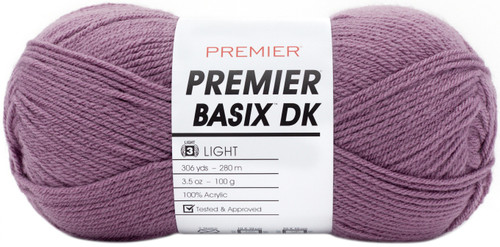 Premier Yarns Basix DK Yarn-Orchid 1142-20 - 847652093901