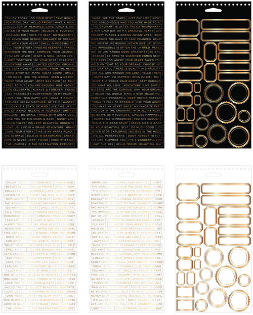 2 Pack - Idea-Ology Spiral Bound Sticker Book 4.5"X8.5"-Metallic - TH94134