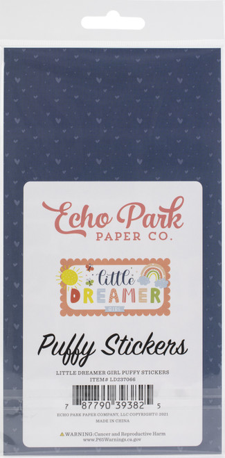 3 Pack Little Dreamer Girl Puffy StickersLD237066