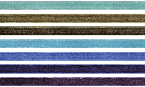 2 Pack - Idea-Ology Velvet Trims 7/Pkg-Cool - TH94113
