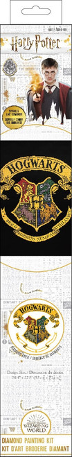 Camelot Dotz Diamond Art Kit 20.4"X27.5"-Harry Potter Hogwarts Crest 23800061 - 678361974058