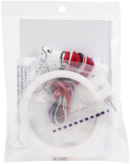 Design Works Punch Needle Kit 3.5" Round-Lady Bug - DW231