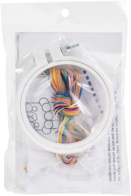 Design Works Punch Needle Kit 3.5" Round-Llama - DW238 Design Works Punch Needle Kit 3.5" Round-Llama - DW238
