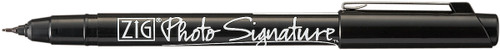 12 Pack ZIG Photo Signature Marker-Black PS220-010