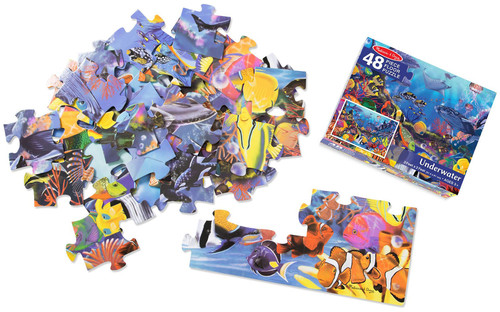 Melissa & Doug Floor Puzzle 48pcs-Underwater - MD427 Melissa & Doug Floor Puzzle 48pcs-Underwater - MD427