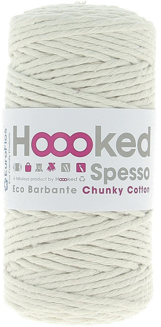 3 Pack - Hoooked Spesso Chunky Cotton Macrame Yarn-Almond - SPESSOCH-100 - 87198748332648719874833264