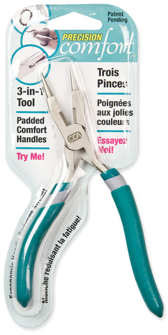3 Pack - CousinDIY Precision Comfort 3-In-1 Pliers-6" - 6853PCT - 016321535206