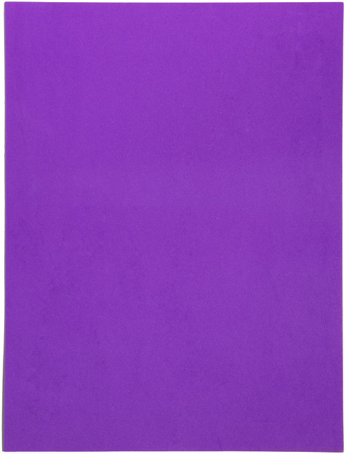 10 Pack Foam Sheet 9"X12" 2mm-Purple 400005-77 - 191648094664