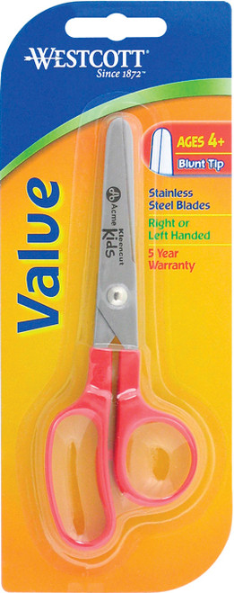 6 Pack - Westcott Blunt Tip Scissors 5"-Assorted Colors - 42516 - 073577425163