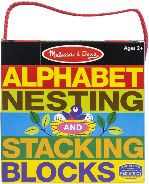 Alphabet Nesting And Stacking Blocks-MD2782 - 000772027823