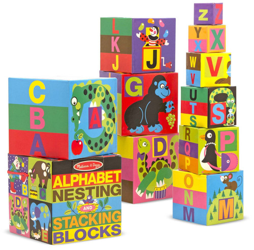 Alphabet Nesting And Stacking Blocks-MD2782