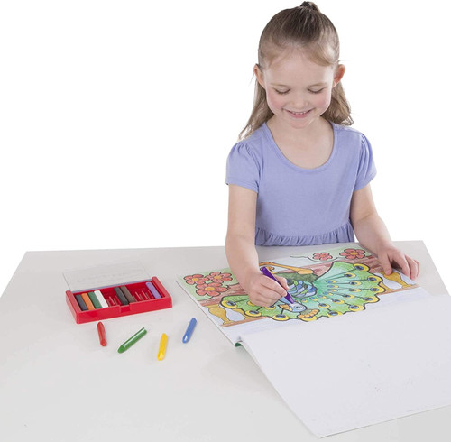 4 Pack - Melissa & Doug Jumbo Coloring Pad 11"X14" 50 Pages-Animal - MD4200