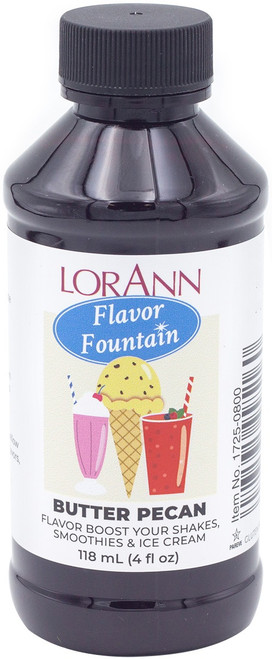 2 Pack - LorAnn Flavor Fountain 4oz-Butter Pecan - 17250800 - 023535995160
