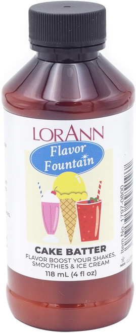 2 Pack LorAnn Flavor Fountain 4oz-Cake Batter 17970800 - 023535995191