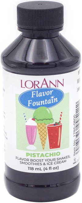 2 Pack LorAnn Flavor Fountain 4oz-Pistachio Nut 17850800 - 023535995122