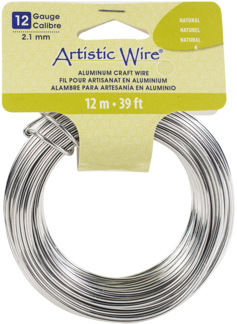 3 Pack - Artistic Wire Aluminum Craft Wire 12ga-Silver Tone - AWB12010 - 035926128200