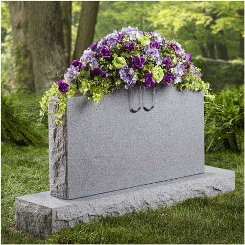 2 Pack FloraCraft Floral Tombstone Hugger With FloraFoM-2.5"x9"x17.1" SAD9U