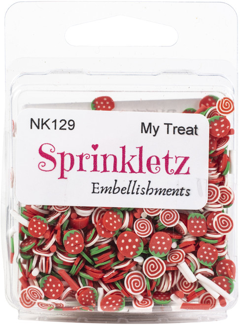 6 Pack Buttons Galore Sprinkletz Embellishments 12g-My Treat BNK-129 - 840934006439