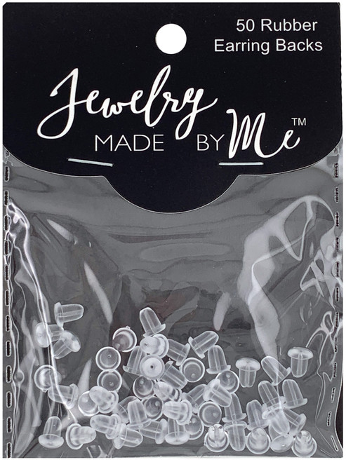 3 Pack - Jewelry Made By Me Rubber Earring Backs 50/Pkg- - 22190165 - 842702146798