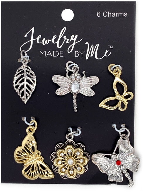 3 Pack - Jewelry Made By Me Charms 6/Pkg-Outdoor - 2190201C - 842702146729