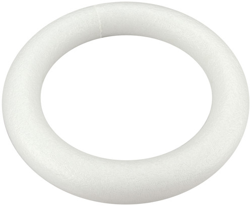 12 Pack - FloraCraft CraftFoM Extruded Wreath Bulk Pack-9.8"X1.4" - XT10W - 046501942807