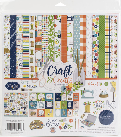 Carta Bella Collection Kit 12"X12"-Craft & Create CR137016 - 793888009103