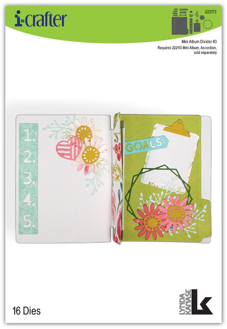 i-crafter Dies-Mini Album, Divider #3 I222173