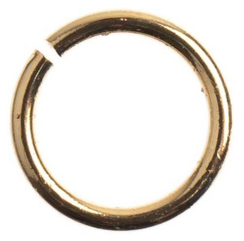 3 Pack John Bead Jump Ring 6x.7mm 21ga 105/Pkg-18kt Gold Plated 10401904