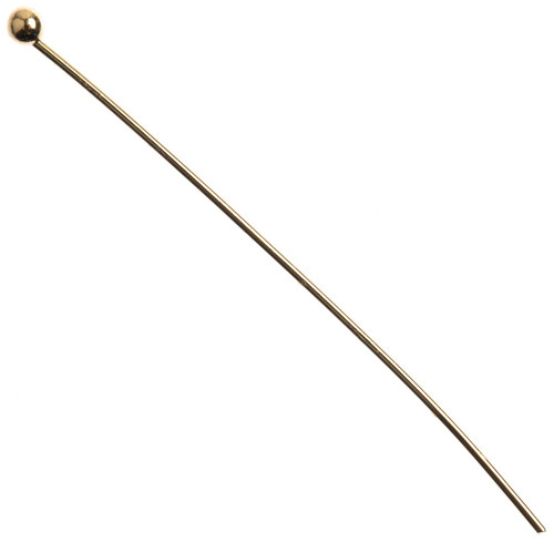 3 Pack - John Bead Ball Head Pins 35x.5mm 24ga 58/Pkg-18kt Gold Plated - 10401909