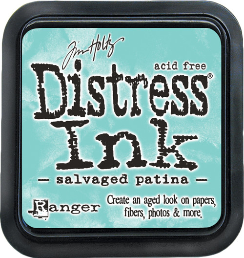 Tim Holtz Distress Ink Pad-Salvaged Patina - DIS-72737 - 789541072737 Tim Holtz Distress Ink Pad-Salvaged Patina - DIS-72737 - 789541072737
