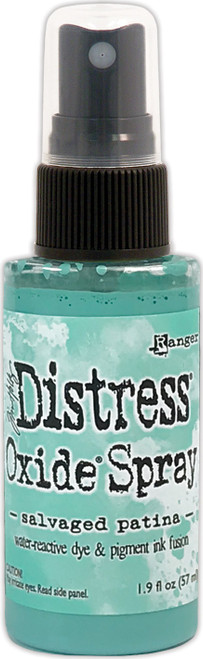 Tim Holtz Distress Oxide Spray 1.9fl oz-Salvaged Patina - TSO-72799 - 789541072799