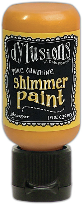 Dylusions Shimmer Paint 1oz-Pure Sunshine DYU-74465 - 789541074465
