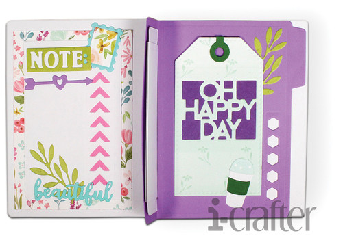 i-crafter Dies-Mini Album, Divider #1 I222171 - 850020048342