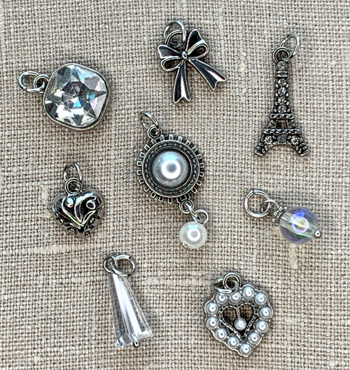 3 Pack - Jewelry Made By Me Charms 8/Pkg-Heart - 22190116