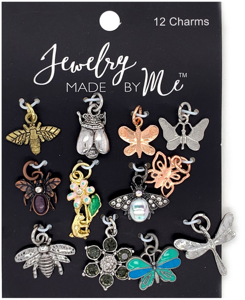 3 Pack Jewelry Made By Me Charms 12/Pkg-Bugs P85445H - 842702147122