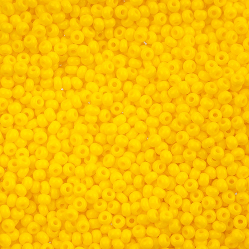 John Bead Czech Seed Beads 24g-11/0 Opaque Golden Yellow - 63210001-0834 John Bead Czech Seed Beads 24g-11/0 Opaque Golden Yellow - 63210001-0834